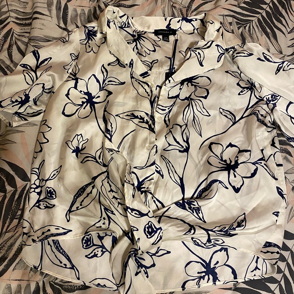 Floral Print Women's Blouse